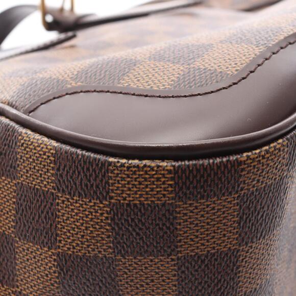 LOUIS VUITTON Authentic Brown Damier Leather Shoulder Bag - Picture 7 of 8